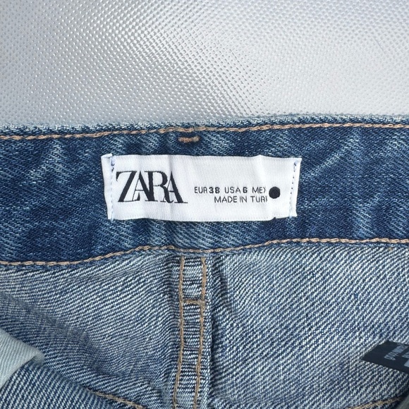 Zara High Waist Straight Jeans - Picture 7 of 7
